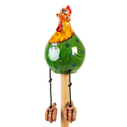 ▸Garden plug Henne | Gartendeko & edge stool