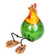 ▸Garden plug Henne | Gartendeko & edge stool