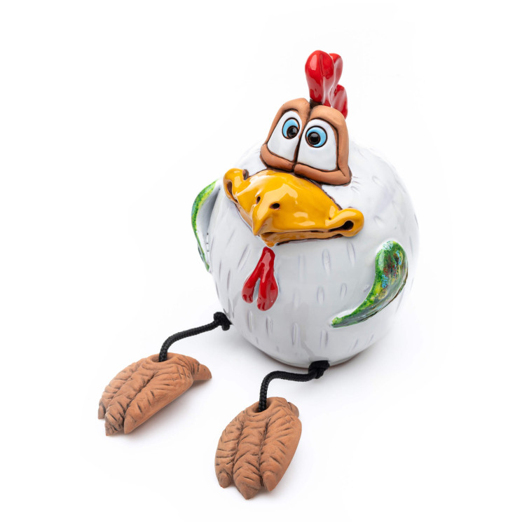 ▸ Boucle de jardin Oiseaux en pente - Tabouret de bord à la main