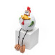 ▸ Boucle de jardin Oiseaux en pente - Tabouret de bord à la main