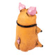 Figure céramique Cochon de bonheur comme un bouchon de jardin