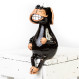 ▸Garden plug Grinse-Hund + tabouret de bord | Ceramicdeko.de