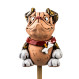 Bougie de jardin et décoration Bulldogge - Ceramic Deco