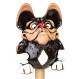 ▸Garden plug French bulldog | keramikdeko.de