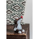 Plugs de jardin et silhouette décorative petite taupe - décoration céramique