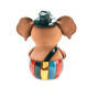 Plug et décoration éléphant avec chapeau