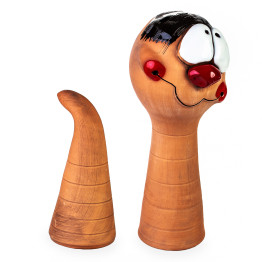 ▸Fiche verte + Figurine décorative Regenwurm | Ceramicdeko.de