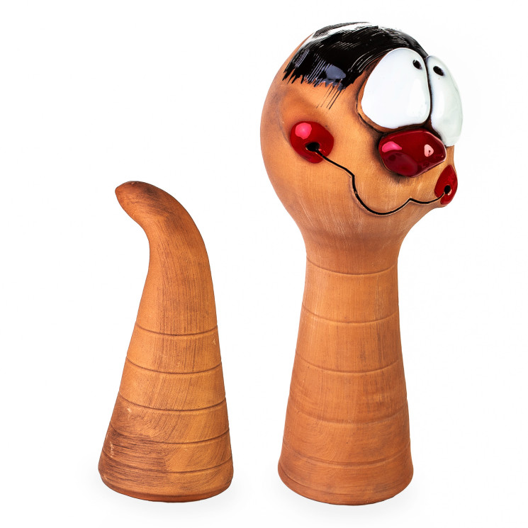 ▸Fiche verte + Figurine décorative Regenwurm | Ceramicdeko.de