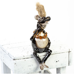 Plug en céramique - Rat avec collier - Ceramicdeko.de