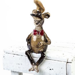 Plug en céramique - Rat avec Fly - Ceramicdeko.de