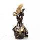 Plug en céramique - Rat avec Fly - Ceramicdeko.de
