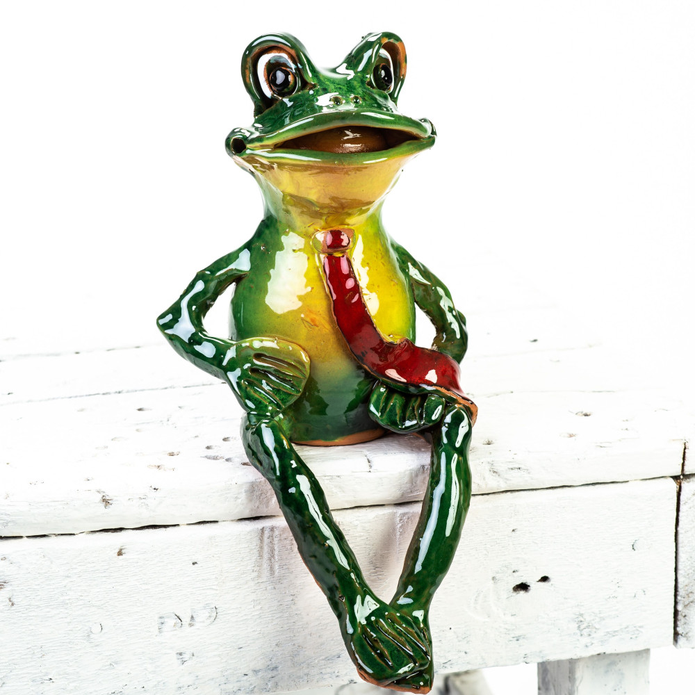 Plug jardin Frosch avec cravate céramique - Ceramicdeko.de Plug jardin Frosch avec cravate céramique - Ceramicdeko.de