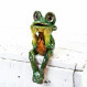Plug pour jardin Grenouille avec cravate - Ceramicdeko.de