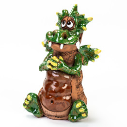 Drache bettelnd - keramikdeko.de