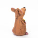 Mouse en céramique avec fromage - ceramicdeko.de