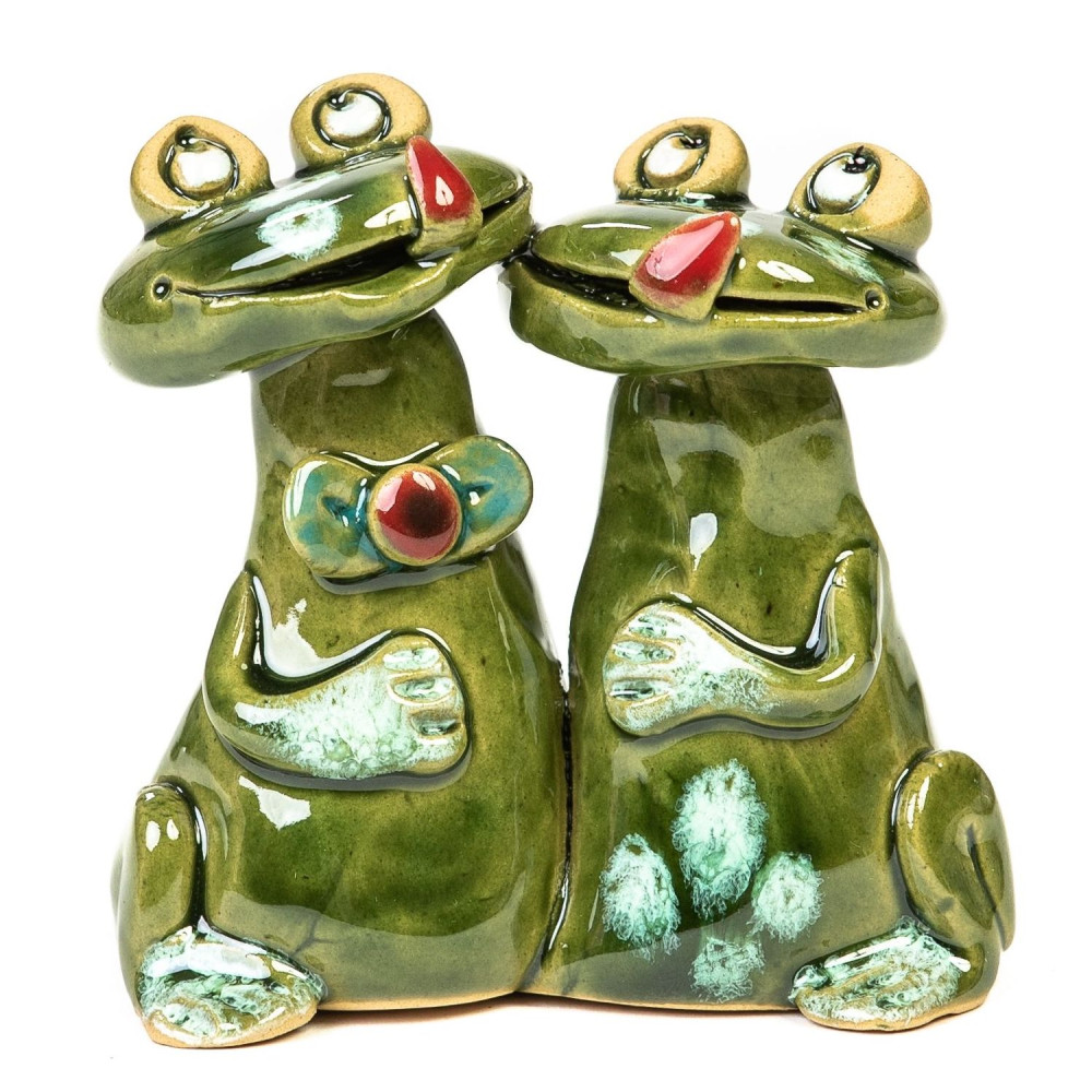 Frosch-Pärchen. Minifigur. Frosch-Pärchen. Minifigur.