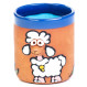 Tasse en céramique mouton blanc