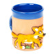 Coupe céramique 3D - renard avec champignon - Ceramicdeko.de