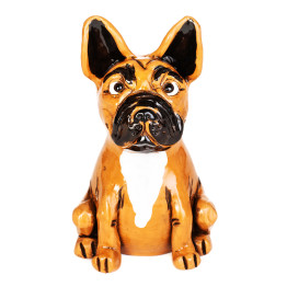 ▸Keramik Garden Plug & Edge Stool French Bulldog