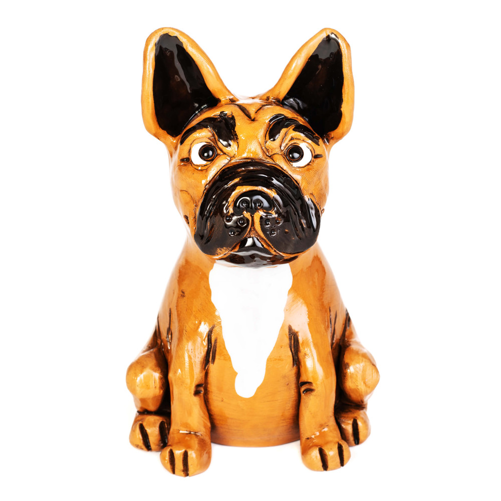 ▸Keramik Garden Plug & Edge Stool French Bulldog ▸Keramik Garden Plug & Edge Stool French Bulldog