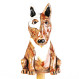 ▸Keramik plugs de jardin & stool Bullterrier div couleurs