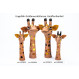 Décoration de jardin Giraffe, petit en céramique - Ceramicdeko.de