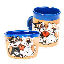 Petit-déjeuner de chats en céramique |MISUMI