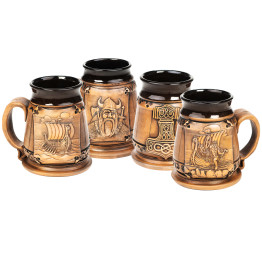 Set 4 pièces en céramique | 4 motifs