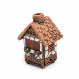 ▷ Maison à trois colombages en céramique pour la cour de fumée | Mini-räucherhaus