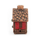 Mini-maison d'encens | blanc/rouge/vert