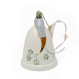 ▷ cloche en céramique avec pigeon | Acheter le vent fait main