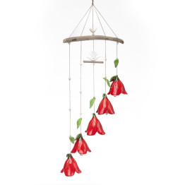 ▷ Vent en céramique avec 5 fleurs | Acheter Florale Hangèdeko