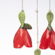 ▷ Ceramic Windspot 3 Blossom Bells | Fleur Hängeko
