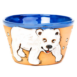 Müslischale 3D Motiv | Figure Eisbär | CeramicDeko
