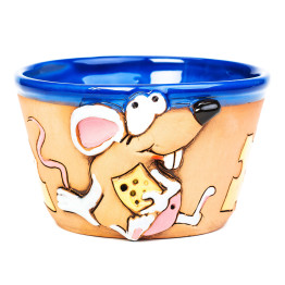 Mouse with cheese | CeramicDeko