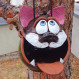 ▸ Cat as bird food station | Funny garden décoration gelée