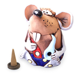 Figurine fumante Souris II