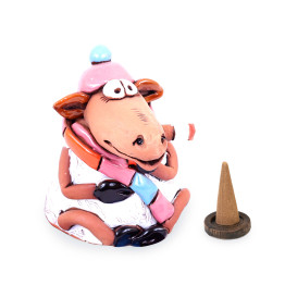 Figurine mouton fumant