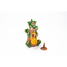Céramique Räucherdrache avec cadeau - keramikdeko.de