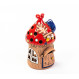 Tealight House pour Noël avec un hibou - Taille M