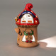 Tealight House pour Noël avec un hibou - Taille M