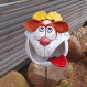 ▸Ziege comme station d'alimentation d'oiseau | Funny garden décoration gelée