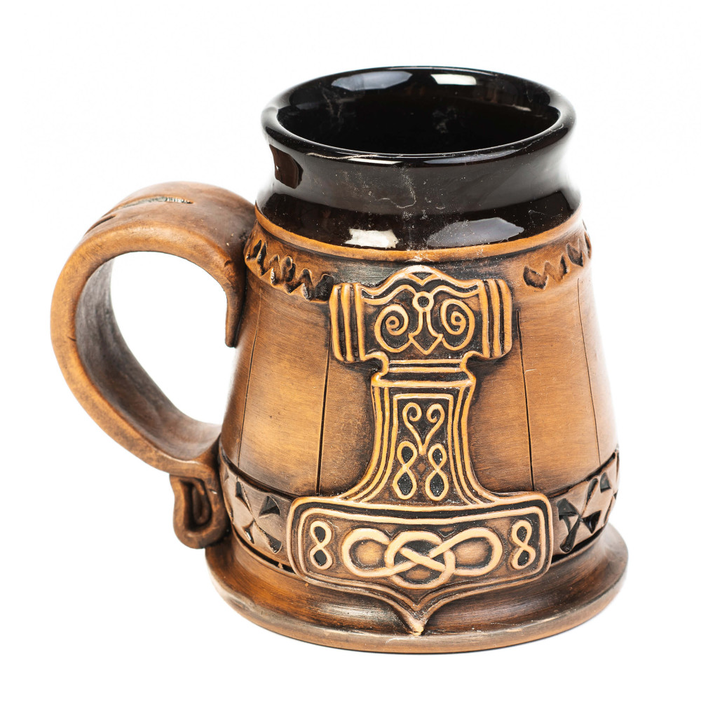 CeramicKrug 0.3l Thors Hammer | CeramicDeko.de CeramicKrug 0.3l Thors Hammer | CeramicDeko.de