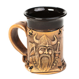Mug en céramique Viking avec poignée 0.250l | CeramicDeko