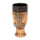 Petite tasse en céramique avec motif de vaisseau Viking | CeramicDeko.de