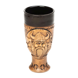 Petite tasse en céramique avec motif Viking | CeramicDeko.de