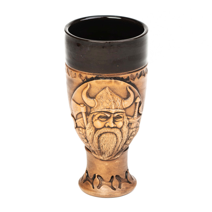 Petite tasse en céramique avec motif Viking | CeramicDeko.de