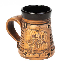Mug en céramique 0.3l | Winkinger Fighting Ship | CeramicDeko.de