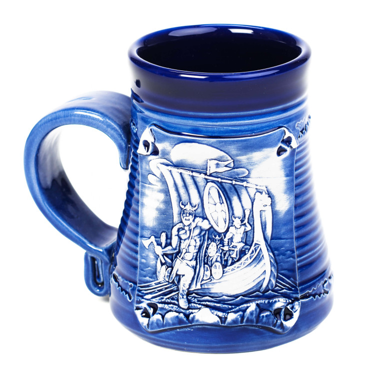 Mug bleu 0,3l | Bateau de chasse de Winkinger |MISUMI