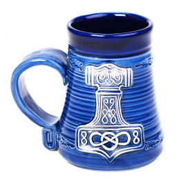 Mug blue 0,3l | Thors Hammer | CeramicDeko.de